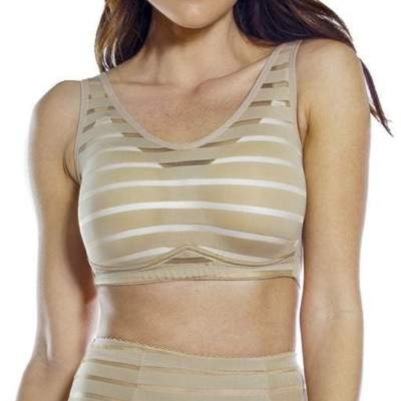 Rhonda Shear Other - Rhonda Shear Mesh Detail Bra- Tan- New with tags! Rhonda Shear Other - Rhonda Shear Mesh Detail Bra- Tan- New with tags!